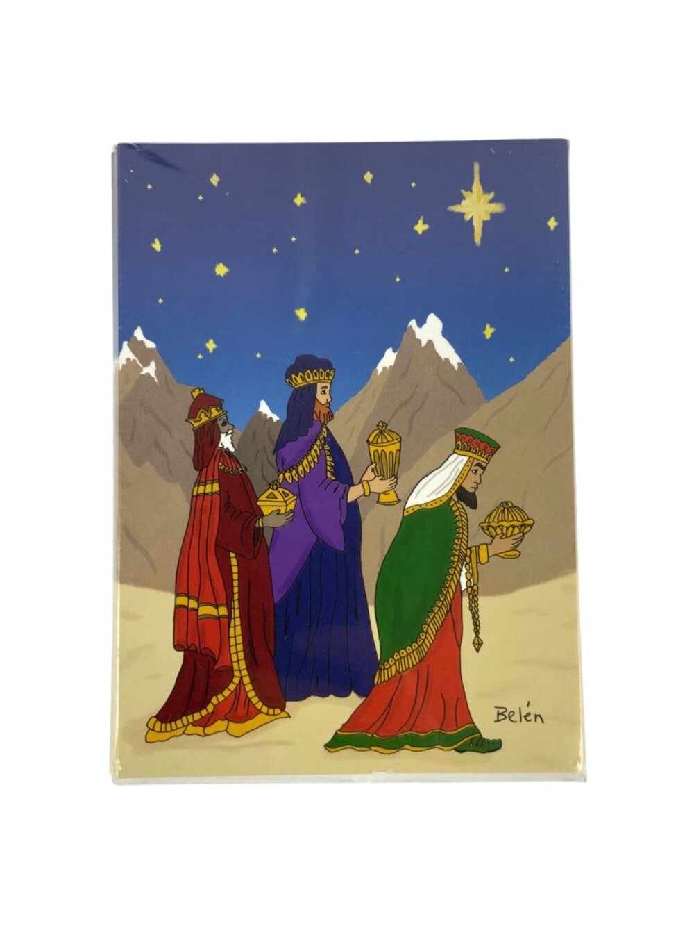 MD Anderson Childrens Art Project Christmas Cards Three Wise Men Design 10 Count